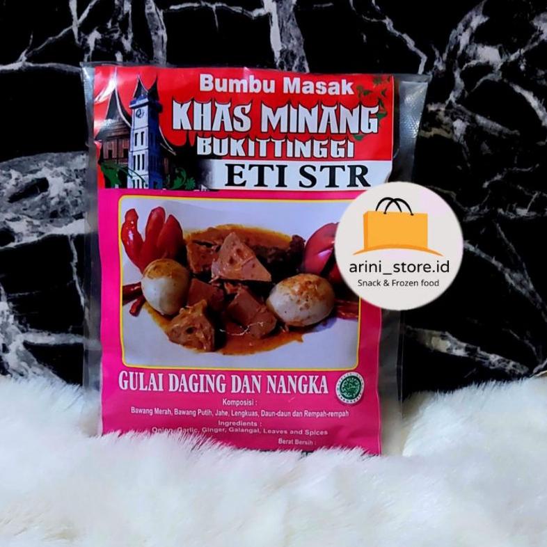 

BUMBU KHAS BUKITTINGGI ETI STR (BUMBU GULAI DAGING DAN NANGKA)