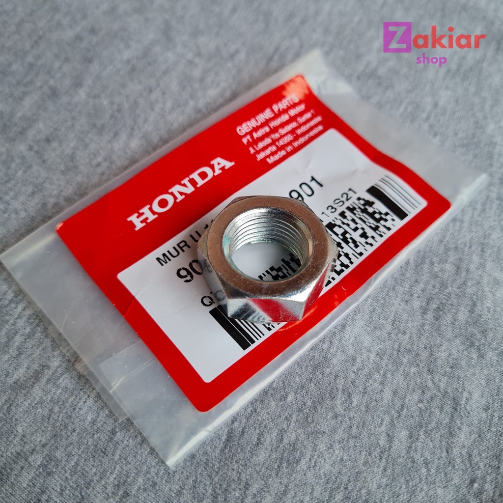Mur Roda Belakang 16 MM Mur Roda Vario Mur Roda Beat Mur Roda Scoopy Mur Roda Spacy Original AHM