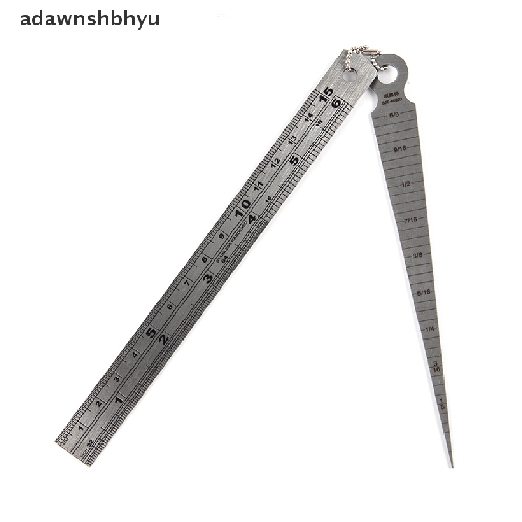 Adawnshbhyu 1-15mm Taper Gauge Wedge Plug Pengukur Lubang Dalam Interval Instalasi