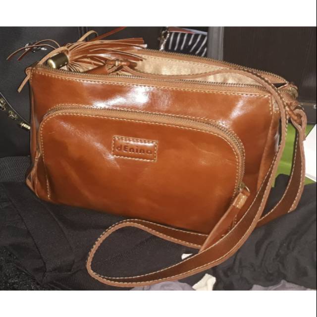 Preloved Denina Tas Kulit