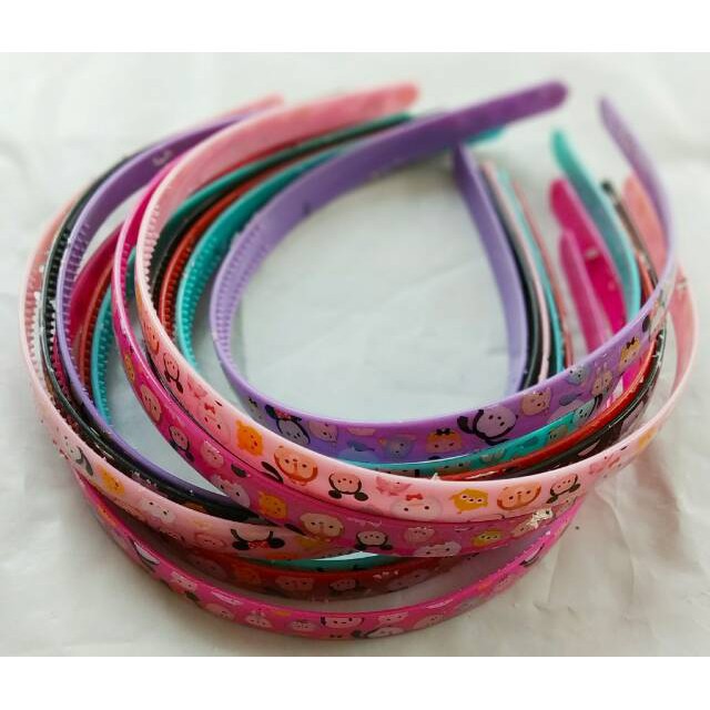 grosir  Bando gambar 12 PCS print kecil