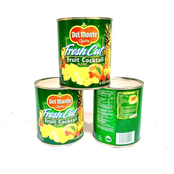 

Kalengbuah- Del Monte Fresh Cut Fruit Coctail 825Gr X 3 Kaleng Paket Ekonomis -Buah-Kaleng.