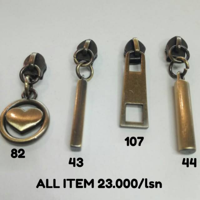 Kepala resleting plastik no.5 Atg poles