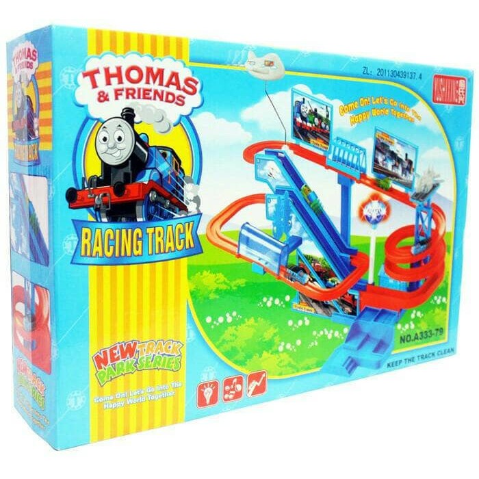 Mainan anak kereta api thomas & friends train track player world