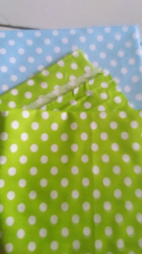 Perca Baby Dotie 50x100 - Kain Sprei Katun Lokal