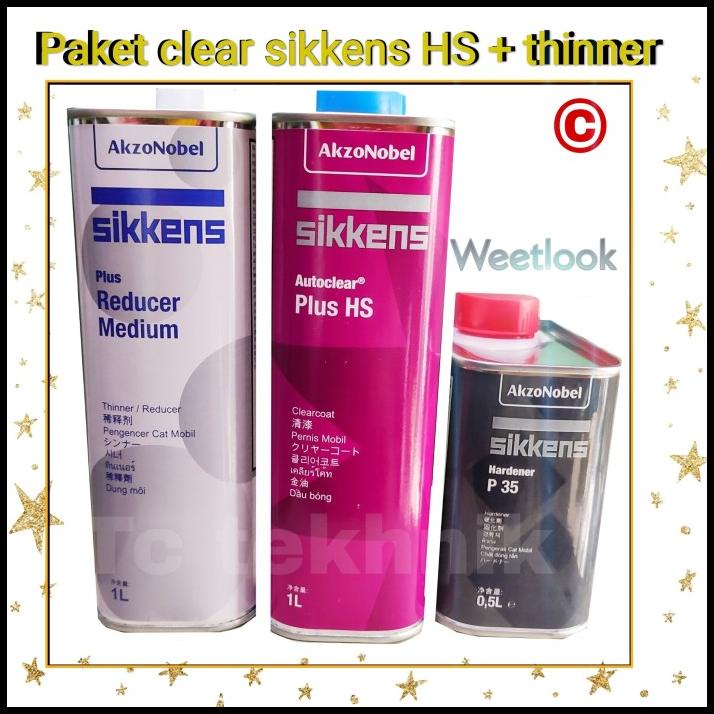 Clear Sikkens Hs - Sikkens P25 Full Set - Pernis Mobil Sebening Kaca