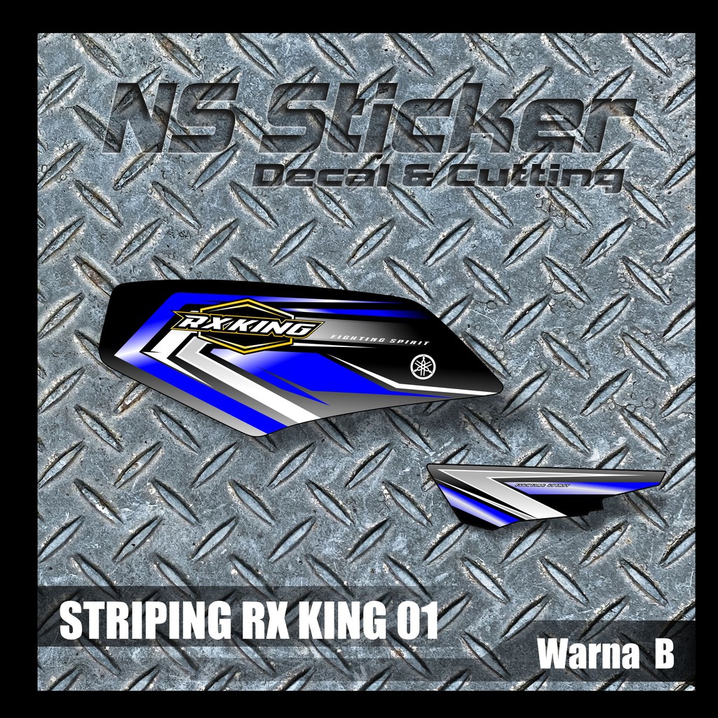 Striping Rx King - Stiker Variasi List Motor Rx King Racing 01