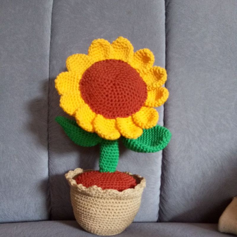 amigurumi bunga matahari