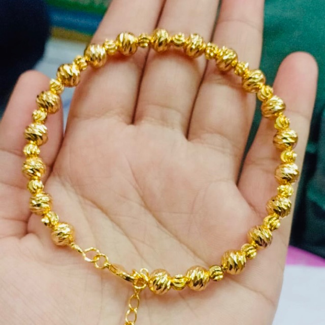 Gelang tangan wanita petol pentol // gelang replika emas// gelang tangan