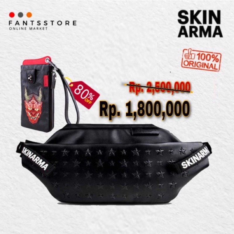 Promo tas Skinarma Cross Slinger Kouki Bag + skinarma Irazume rocker / Promo murah Skinarma original