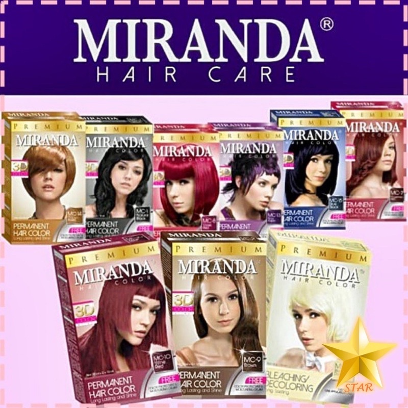 BISA COD - ORIGINAL Miranda Hair Color / Pastel / Noni Shampoo / Temptation Cat Pewarna Rambut Permanent Premium