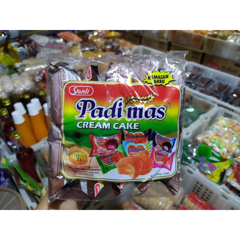 

PADIMAS CREAM CAKE - COKELAT - STRAWBERRY - PANDAN - MIX