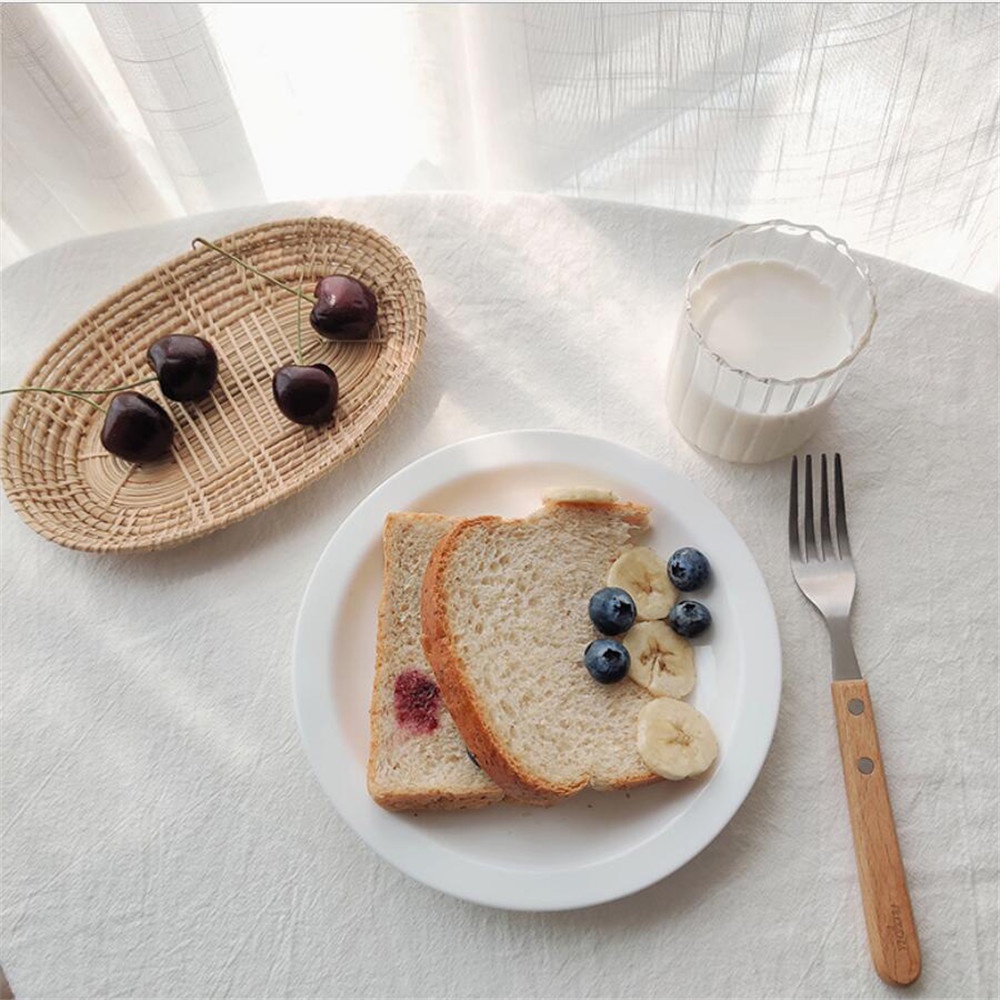 【COD Tangding】250/450ML Home Creative Breakfast Milk Cup Striped Corrugated Cup Cup Glass Gift