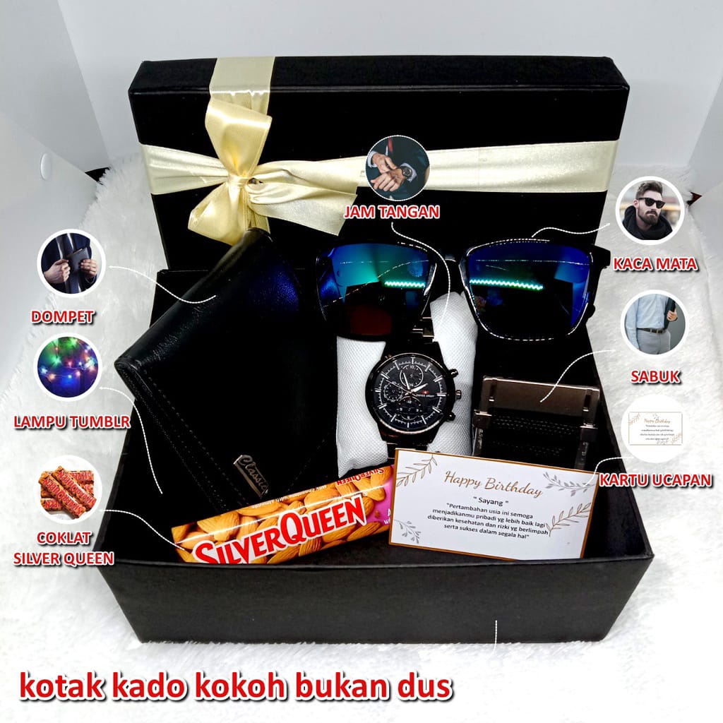 

HAMPERS KADO ULTAH COWOK / HADIAH ULANG TAHUN UNTUK COWOK SPESIAL