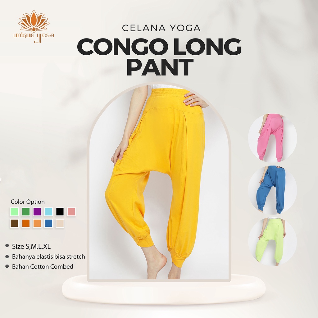 Celana Senam / Celana Yoga / Celana Panjang Yoga / Celana Congo Long Pant Yoga / Celana Yoga Wanita