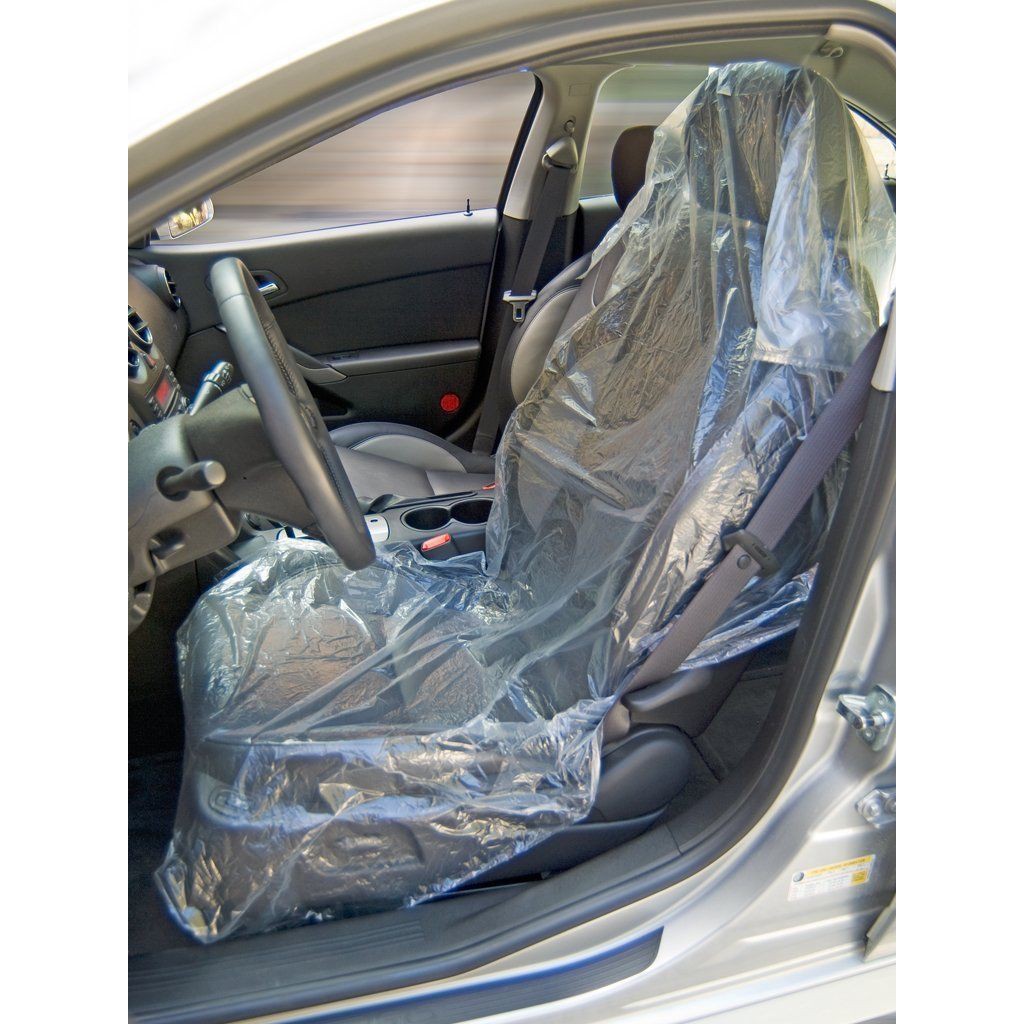 VYDEN Cover Jok Plastik Disposable Detailing Bengkel Poles Mobil MURAH