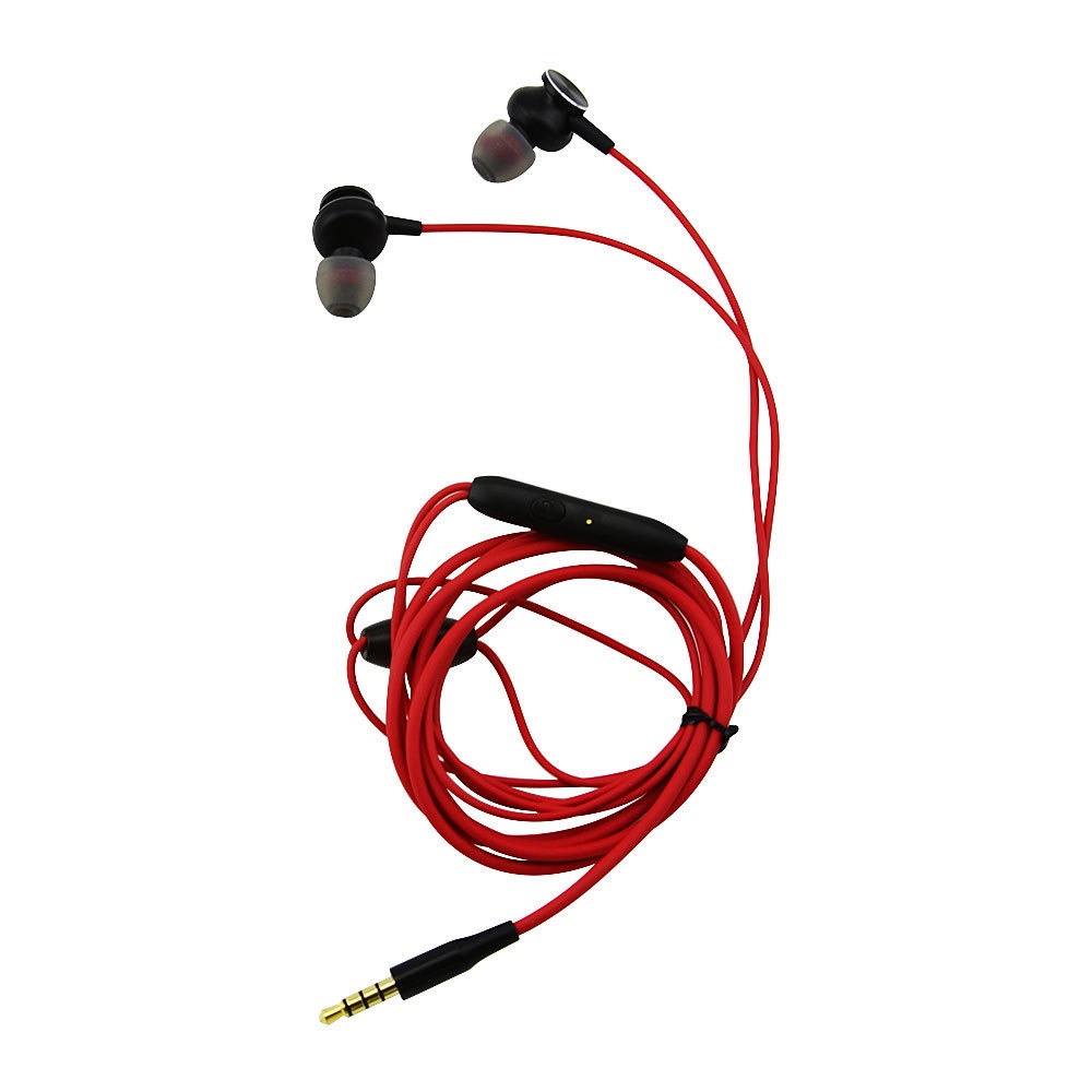 Hanging Neck Wired Control In-Ear Metal Earphone Wired Earphone Olahraga Hanging Neck Earphone