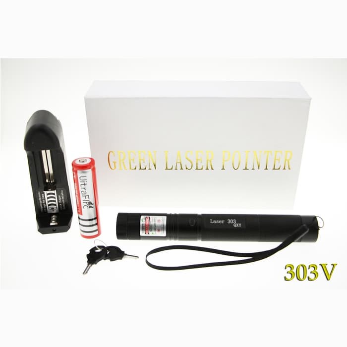 Laser Pointer Hijau Recharge 303 Terjauh Jarak Jauh Laser Ijo Leser Pointer