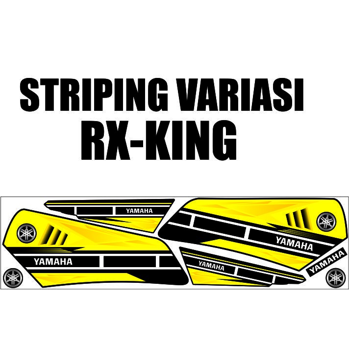 STICKER STRIPING RX-KING SIMPLE THAILOOK UNIVERSAL CUSTOM NGO STIKER CUSTOM RX KING LIS