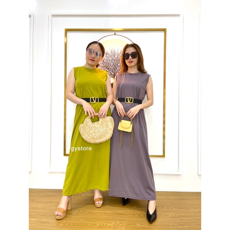 Maxi Dress Voxy A | Manset Dress Buntung