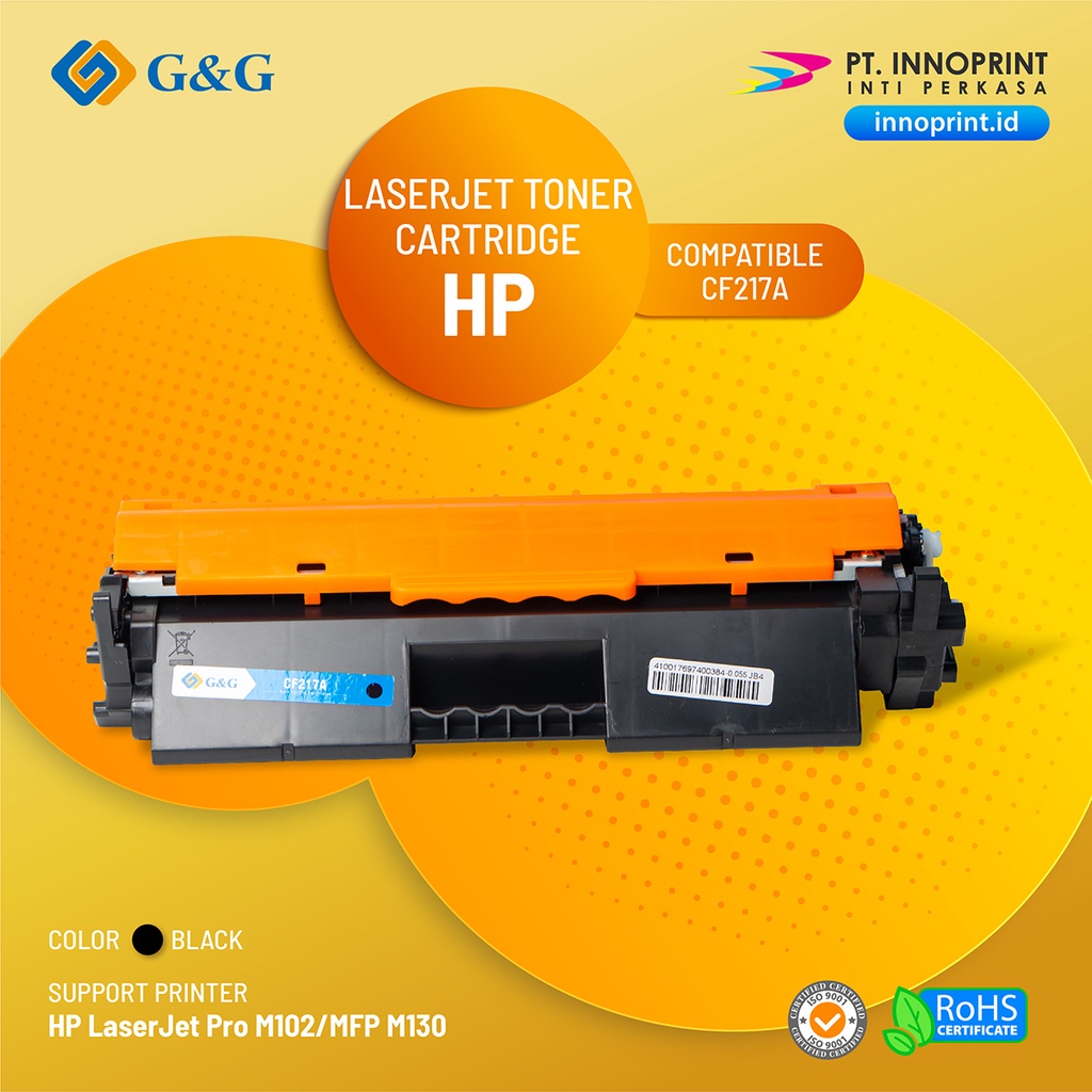 Compatible HP 17 A (CF217 A) for Laserjet Pro M102/MFP M130 Color Black