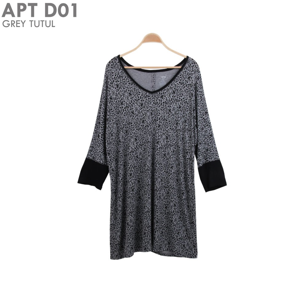 Gudang Pakaian Wanita Dress Kasual Motif Macan Tutul Pusat Grosir Harga Murah Promo Ramadhan