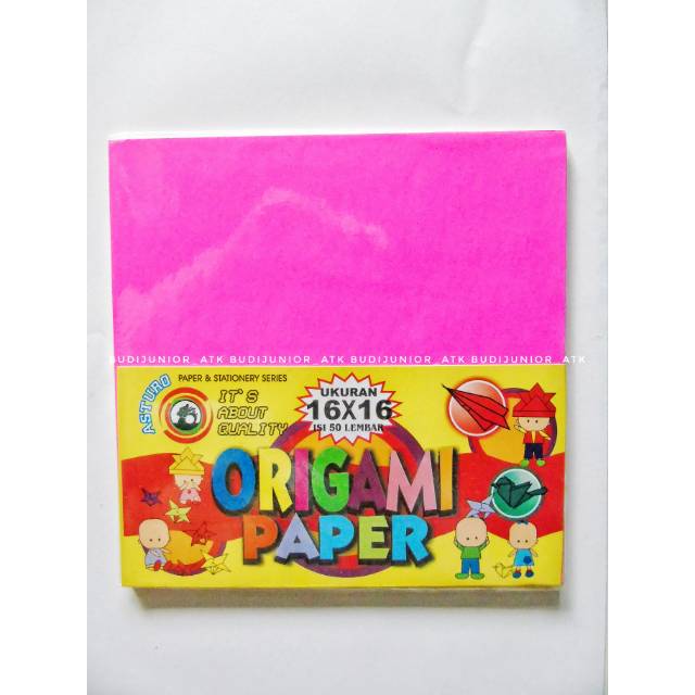 

KERTAS LIPAT ORIGAMI ASTURO 16×16 ISI 50 PCS