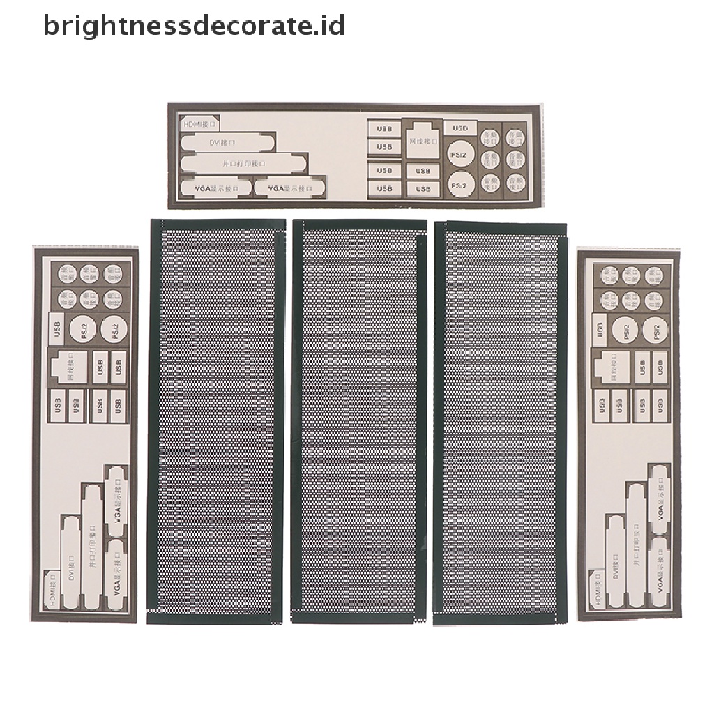 3pcs Filter Debu Universal Bahan Pvc Untuk Chassis Komputer