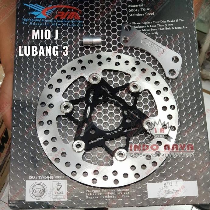 Piringan cakram disc psm racing mio j fino x ride lubang 3 220mm +brek
