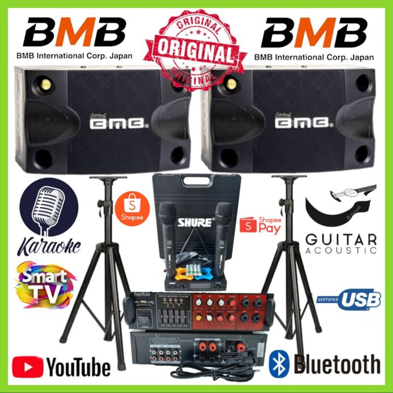 Paket Karaoke BMB System Bluetooth Dan Bisa Karaoke Di Smart tv Terbaru