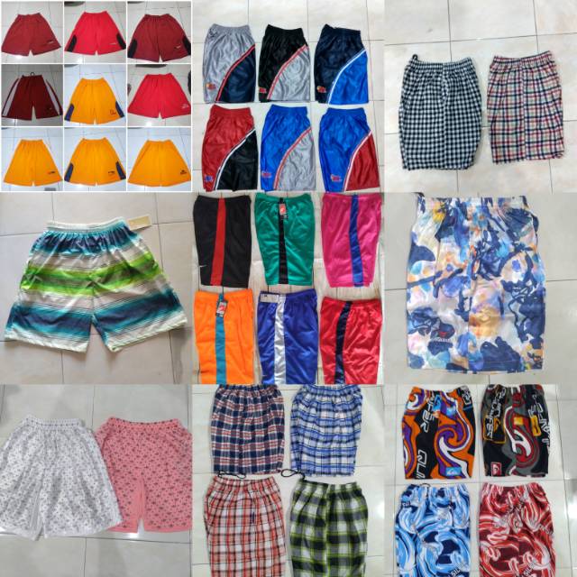 Celana pendek kolor pendek celana sport kolor olahraga