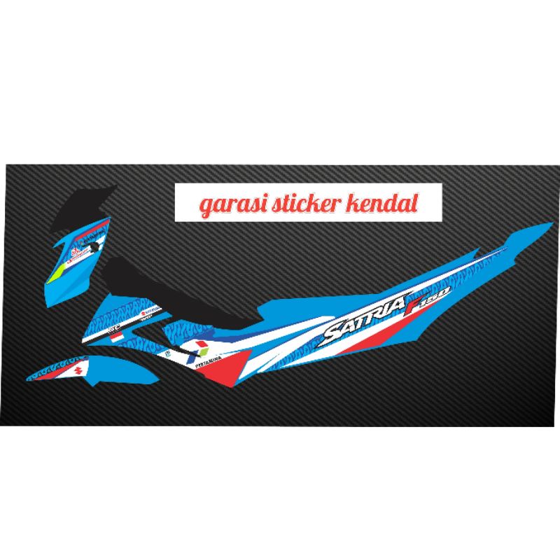 STRIPING CUSTOM SUKA SUKA SATRIA FU FACELIFT