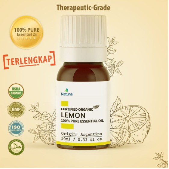 Natuna Lemon Essential Oil Pure Minyak Essensial Atsiri