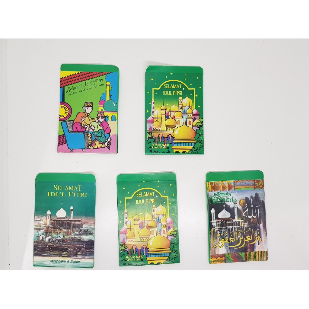 

Angpao Lebaran Hijau Idul Fitri Amplop Isi Uang Sedekah Mesjid