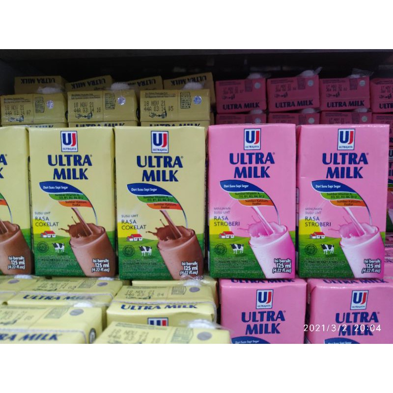 

Susu UHT Ultra 125ml