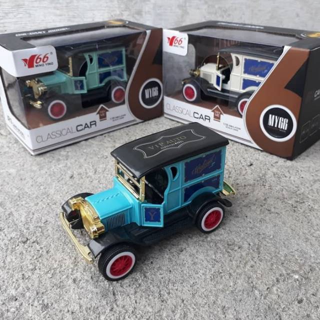 Diecast Mobil Klasik Ford - Miniatur Classic Car Antik Koleksi Unik