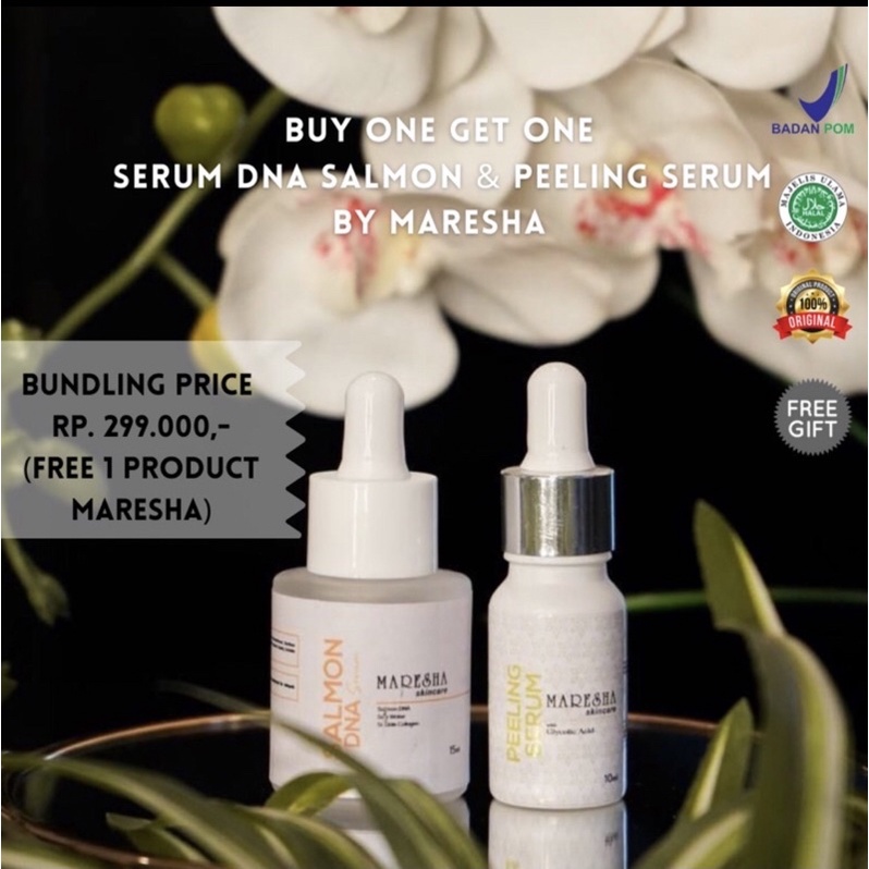 SERUM DNA SALMON & PEELING SERUM BY MARESHA