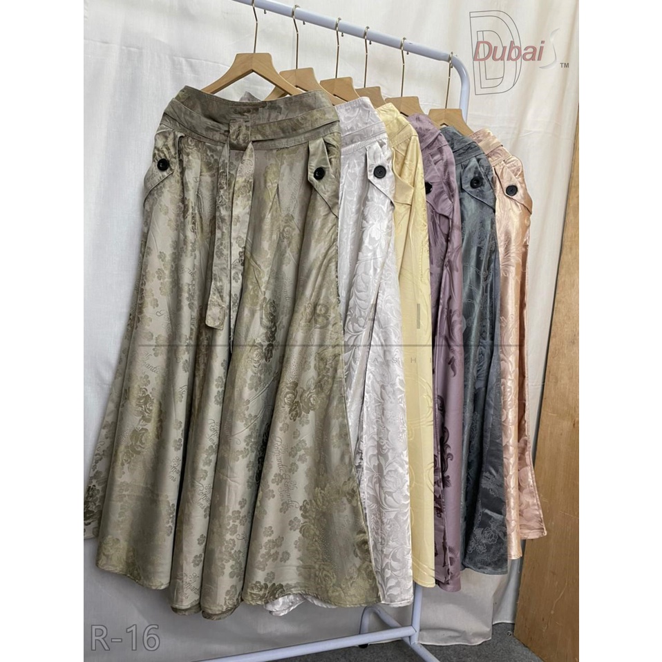 SKMDUBAI - Rok Payung Wanita Motif Batik Tribal