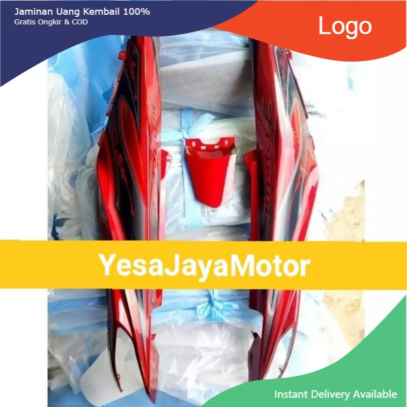 Body Belakang jupiter Z Robot Warna merah / Jupiter balok