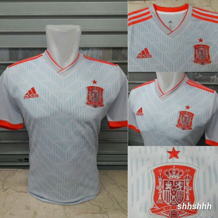 JERSEY SPANYOL AWAY WORLD CUP 2018 GRADE ORI
