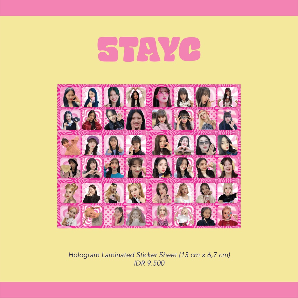 

[NAKASHAKI] - STAYC Pinky Core Sticker
