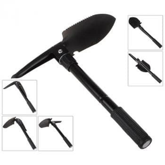 Cangkul Sekop Lipat / Cangkul Pacul Lipat Portable Camping Kemah