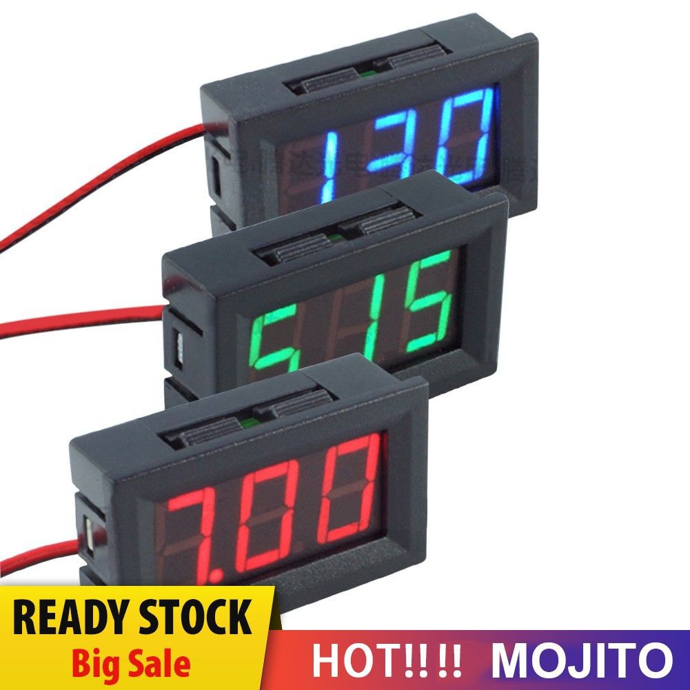 MOJITO 0.56inch LED Display DC 4.5-30V Two-wire Digital Voltmeter