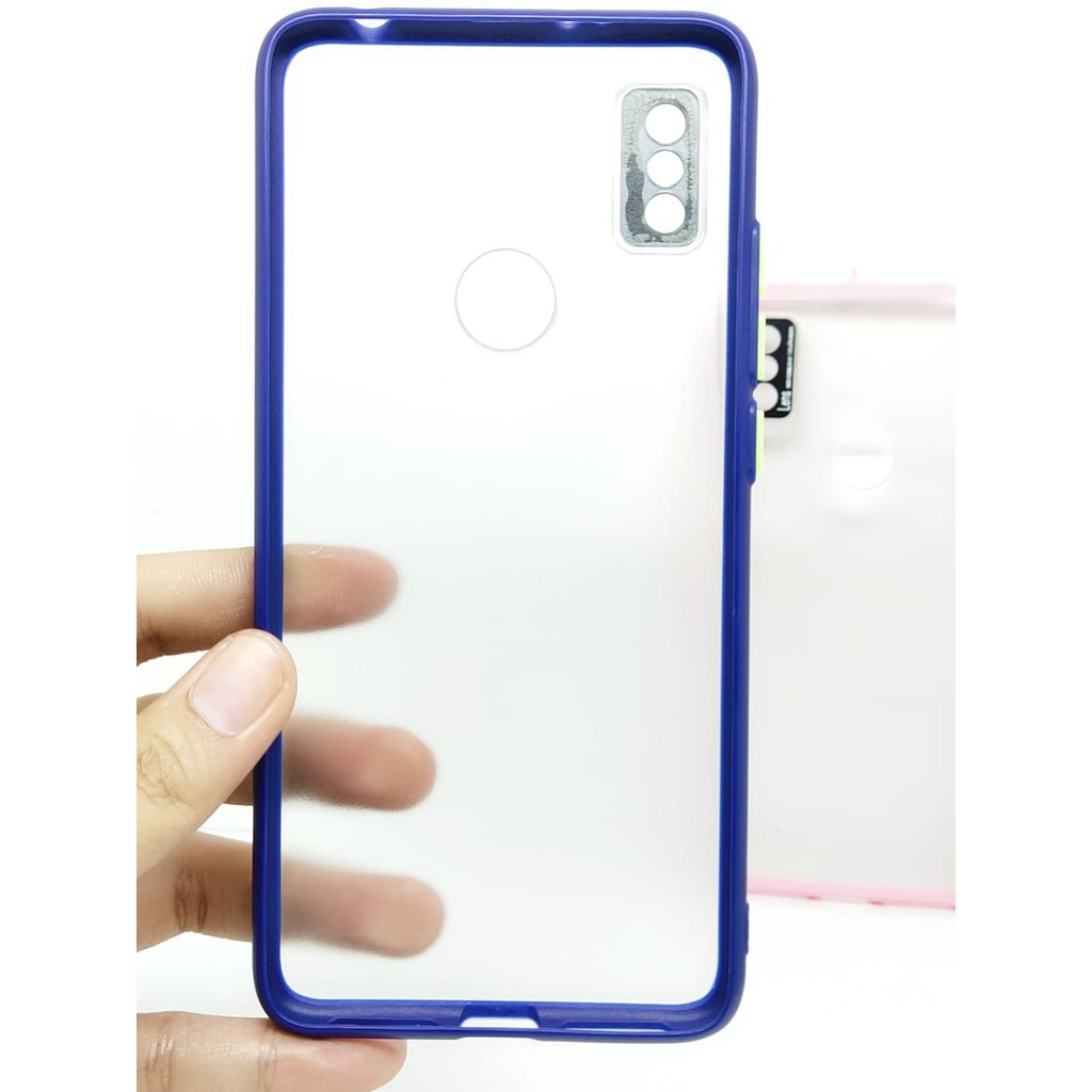 My Choice Putih Doff Chrome Redmi S2 Y2 5.99 inchi with Ring Protection Camera Chrome Case