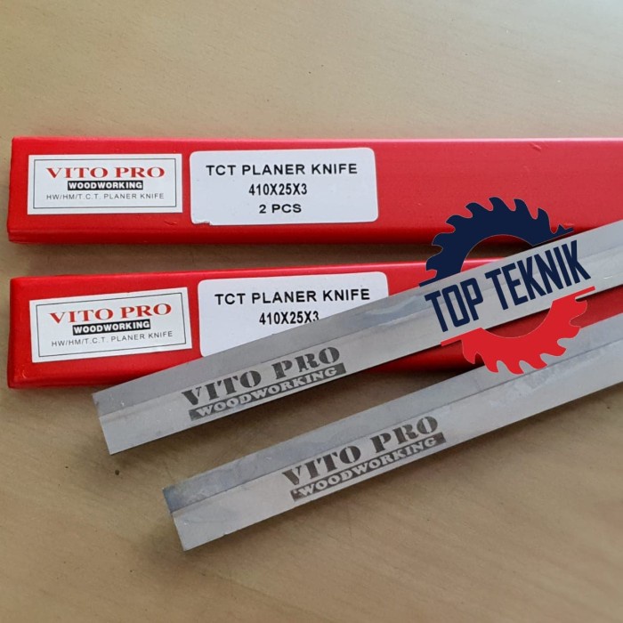 Pisau pasah TCT VITO PRO PLANER KNIFE 410 X 25 X 3MM