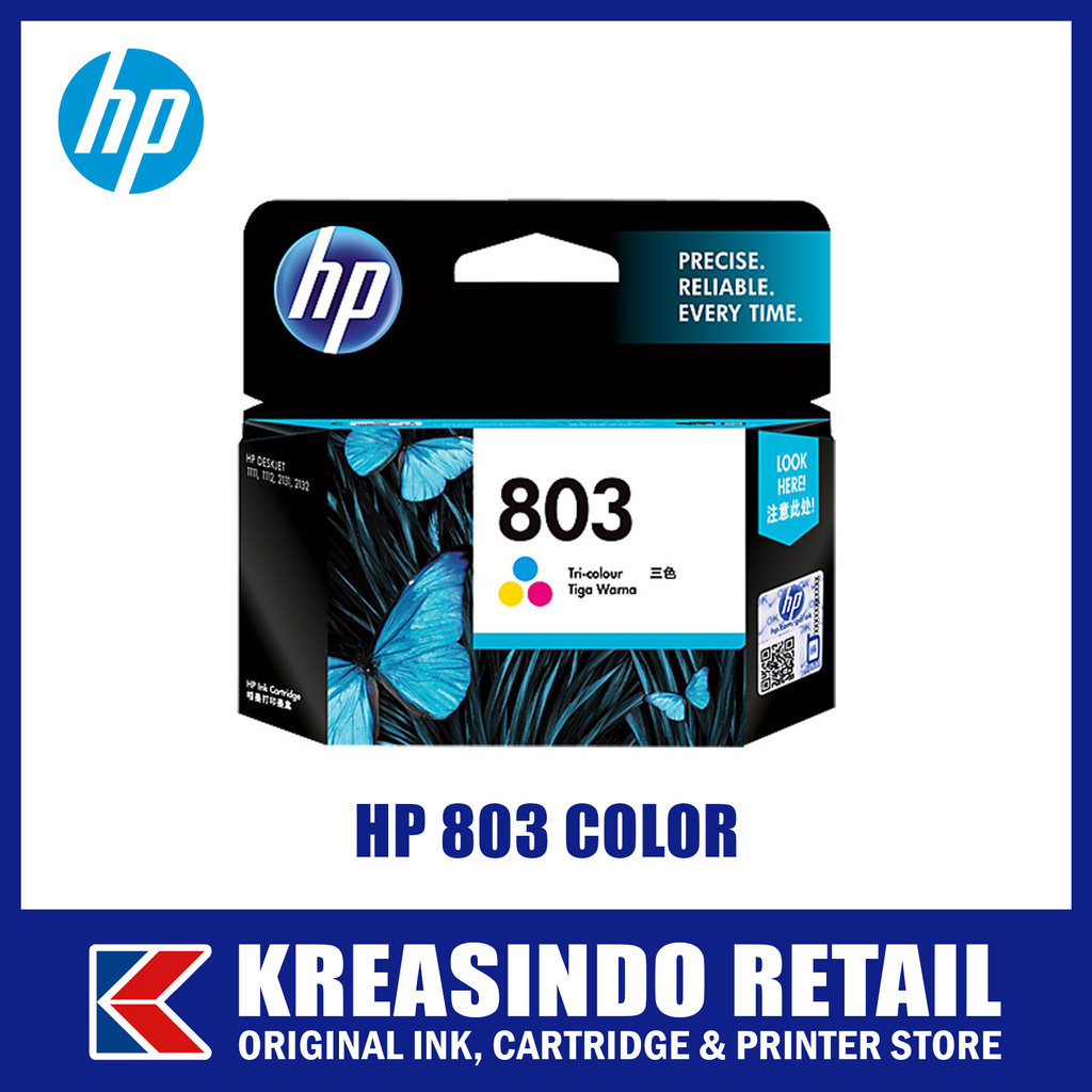 HP 803 Color Tinta / Cartridge Original