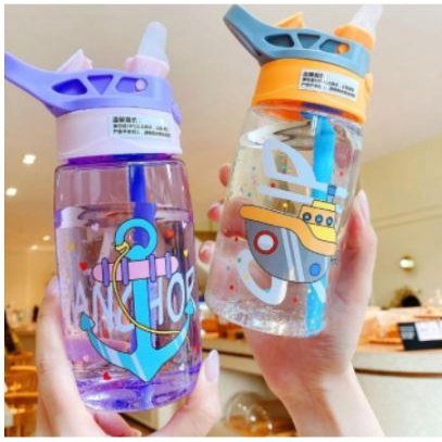 [ ABJ ] Botol Minum Anak Tritan Karakter Lucu 480ml