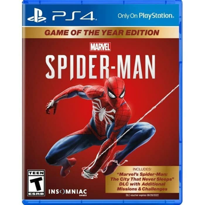 PS4 MARVEL SPIDERMAN : GAME OF THE YEAR EDITION