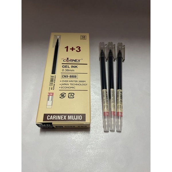

Pulpen / Ballpoint / Bolpen Gel Carinex Mujio (1 Lusin)