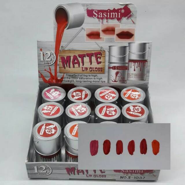 Lip gloss sasimi 12 pcs